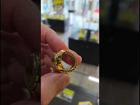 Invicta Mini Angel Women's Ring Watch - 16.5mm, Gold (48944) 8 Invicta Mini Angel Women's Ring Watch - 16.5mm, Gold (48944)