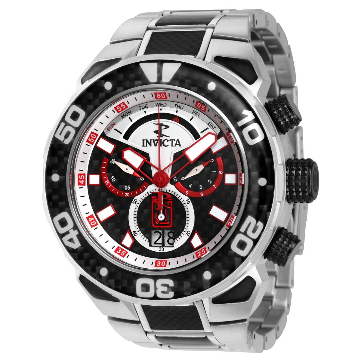 #1 LIMITED EDITION - Invicta Jason Taylor Swiss Ronda 8040.N Caliber Men's Watch - 58mm, Steel (41276-N1)