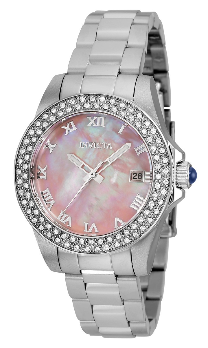 Invicta Angel Women's Watch w/ Mother of Pearl Dial - 34mm, Steel (36070)