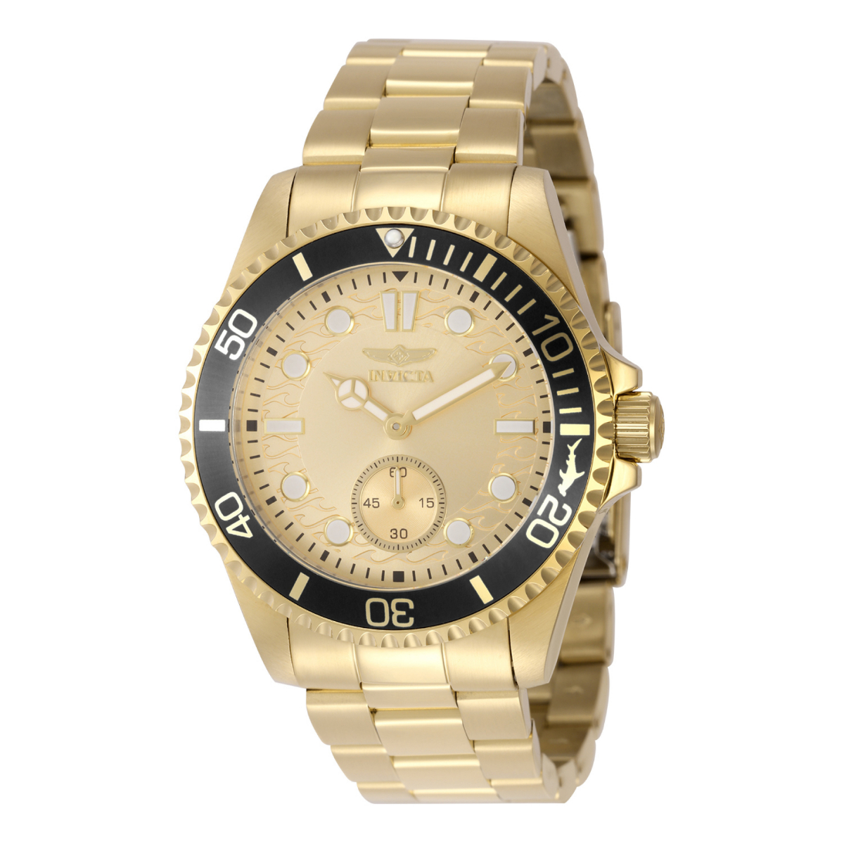 Invicta Pro Diver Men's Watch - 43mm, Gold (ZG-49428)