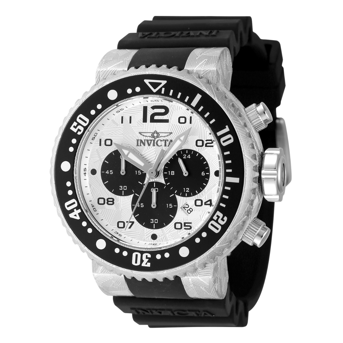 Invicta Pro Diver Crew Laser Etched Men's Watch - 52mm, Black (47198)
