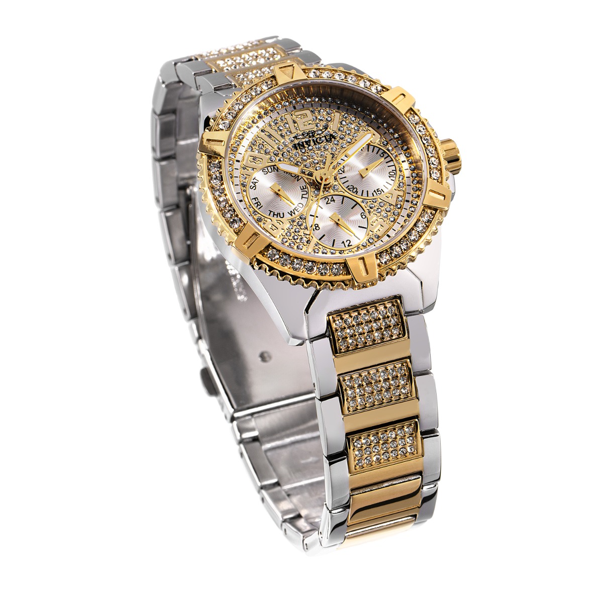 Invicta Celestial Women's Watch - 37mm, White, Gold, Steel (48565)