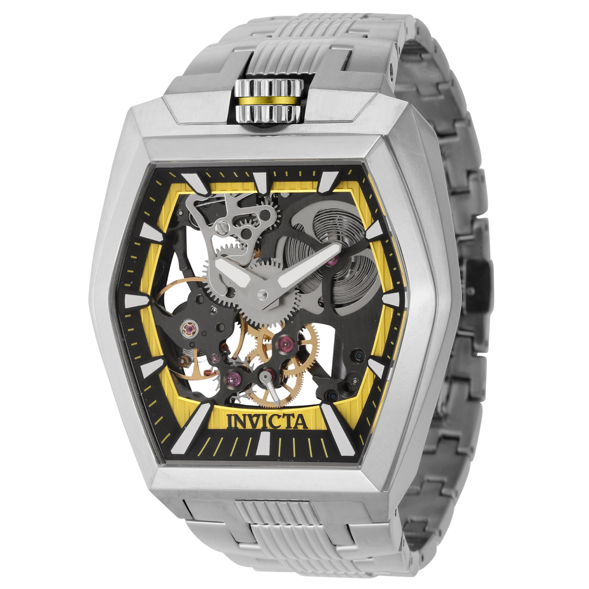 Invicta Akula Stealth Legion Mechanical Men's Watch w/ Skeleton Dial - 48mm, Steel (44012)
