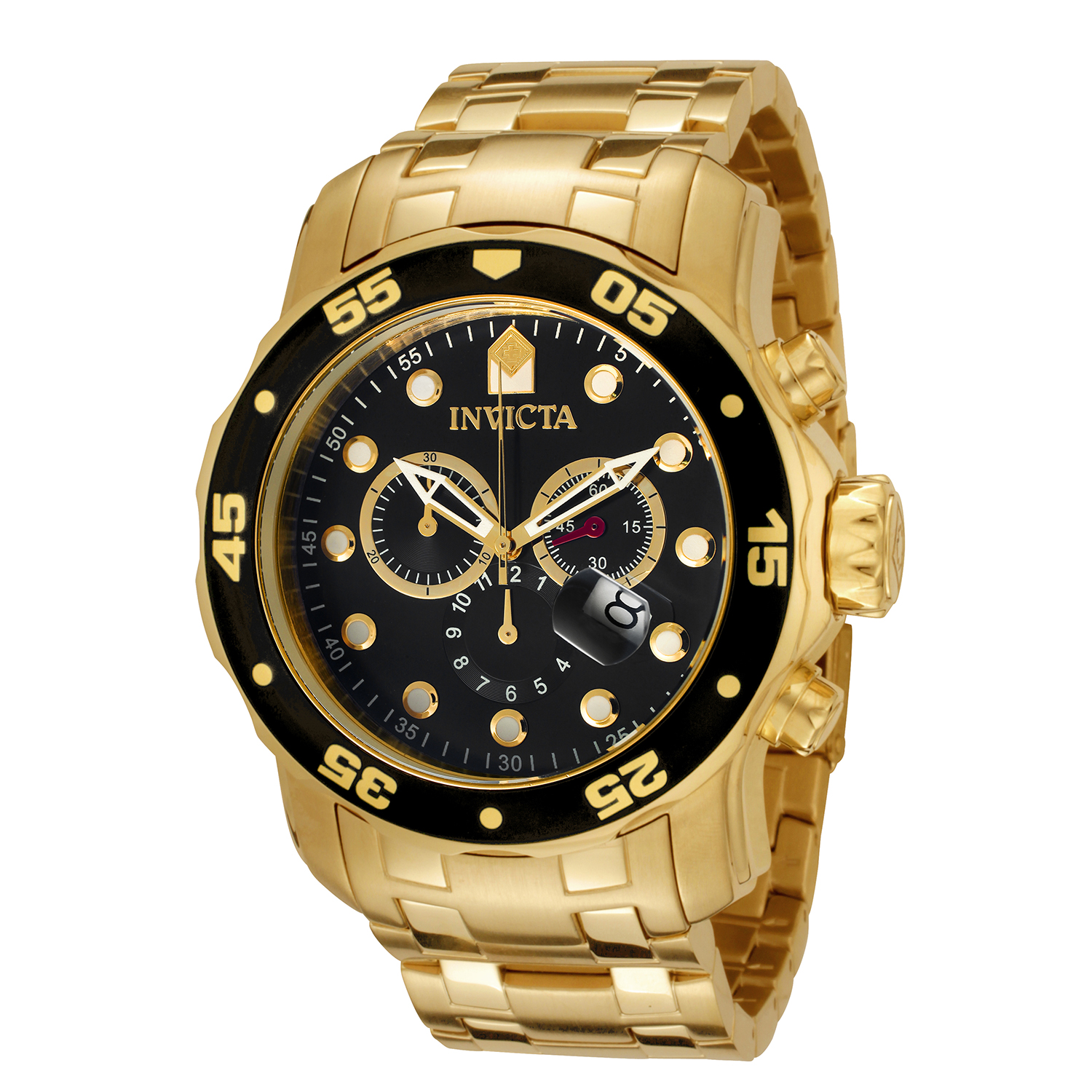 Invicta Pro Diver SCUBA Men's Watch - 48mm, Gold (0072)