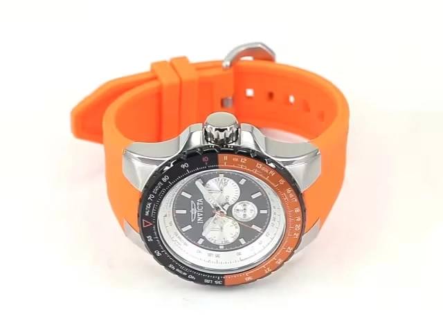 Invicta Aviator Skyshock Men's Watch - 50mm, Orange (33035)