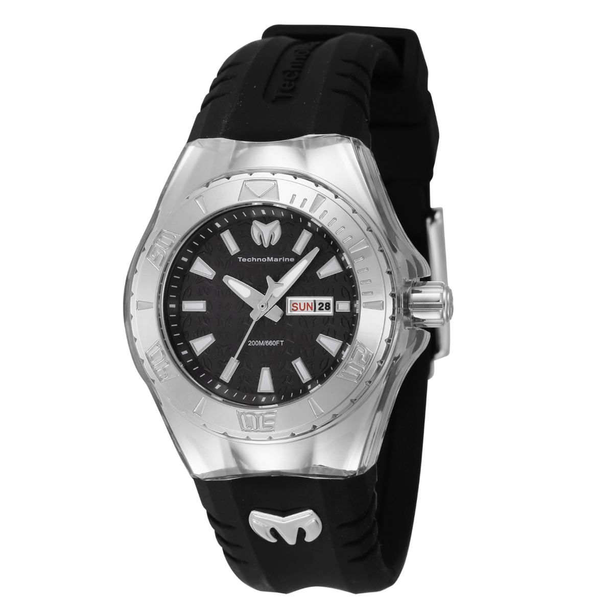 TechnoMarine Cruise Monogram Women's Watch - 36.5mm, Black (TM-122015)