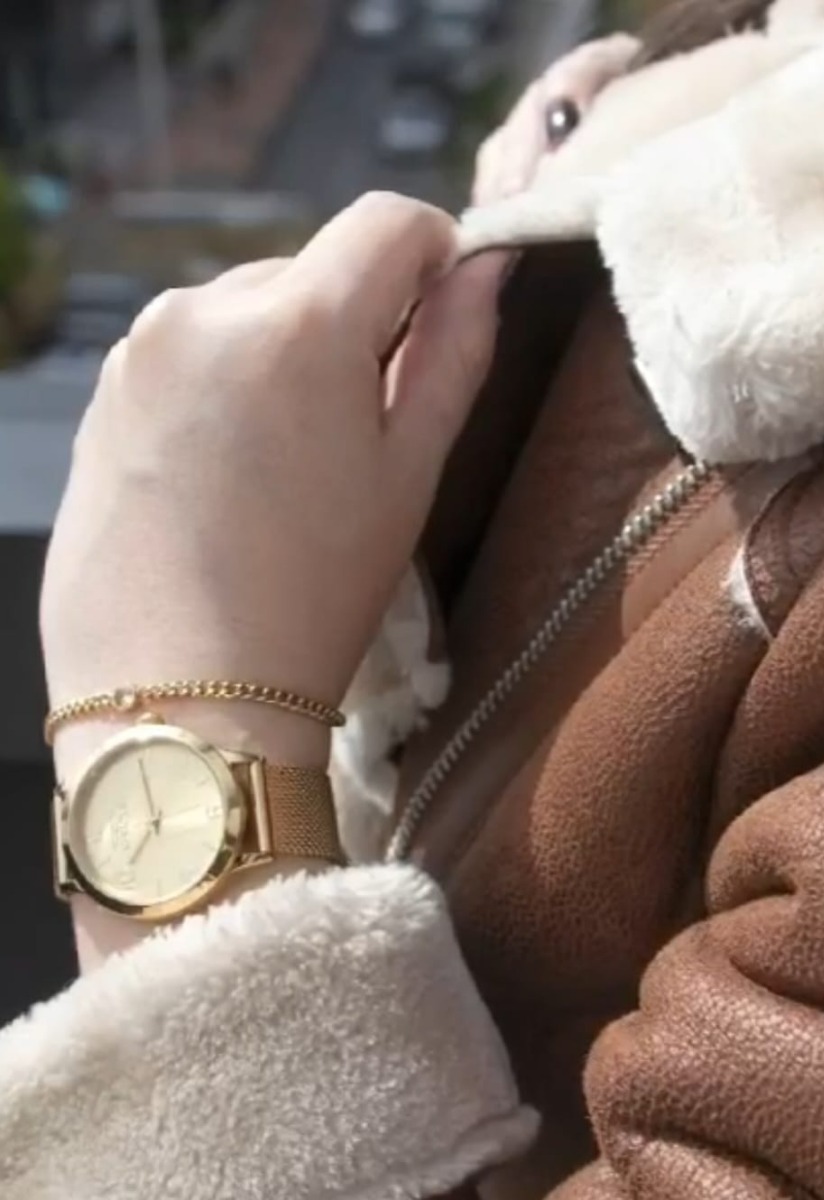 Invicta Wildflower Women's Watch - 34mm, Gold With Bracelet  Set (47275)