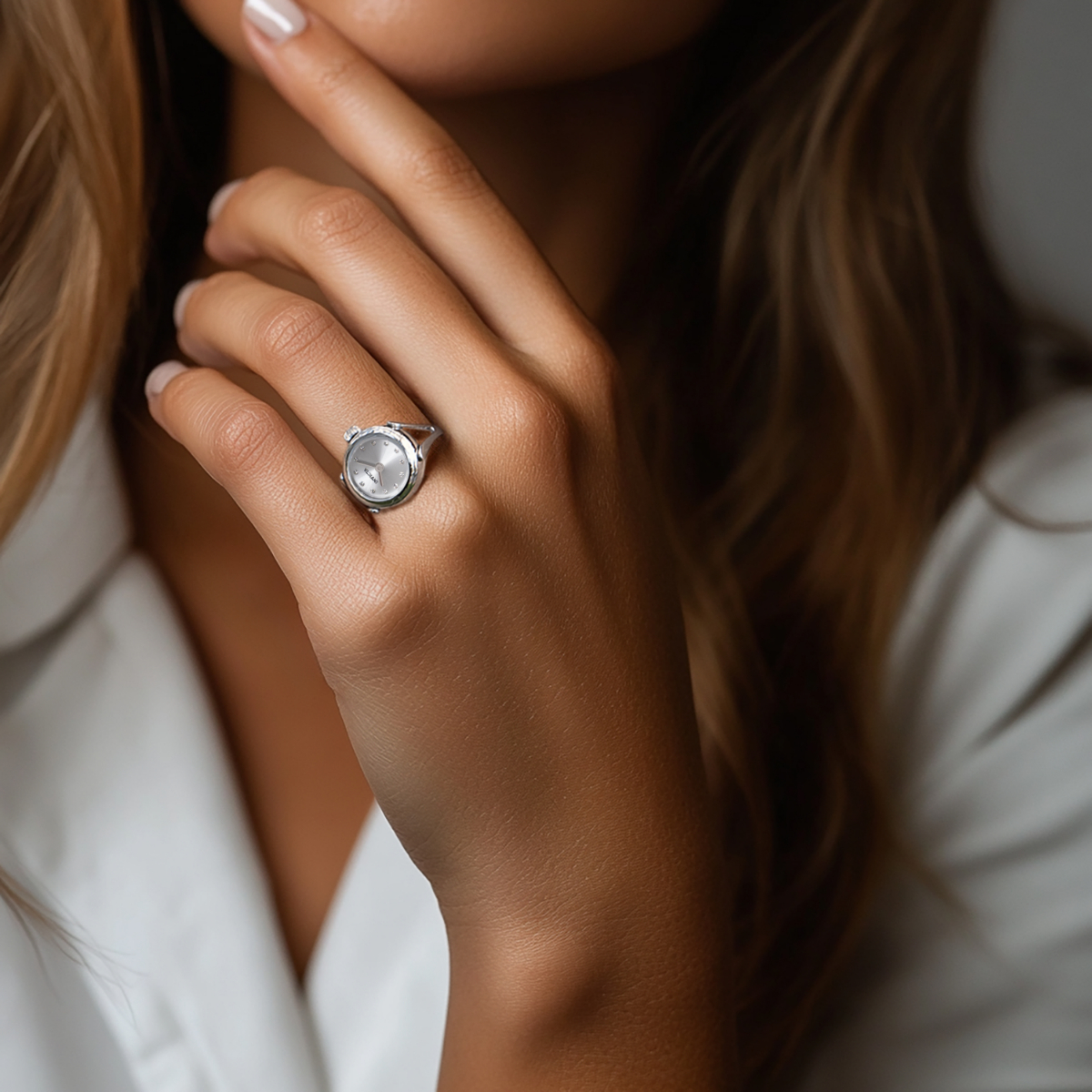 Invicta Angel Women's Ring Watch - 17.5mm, Steel (44480) 4 Invicta Angel Women's Ring Watch - 17.5mm, Steel (44480)