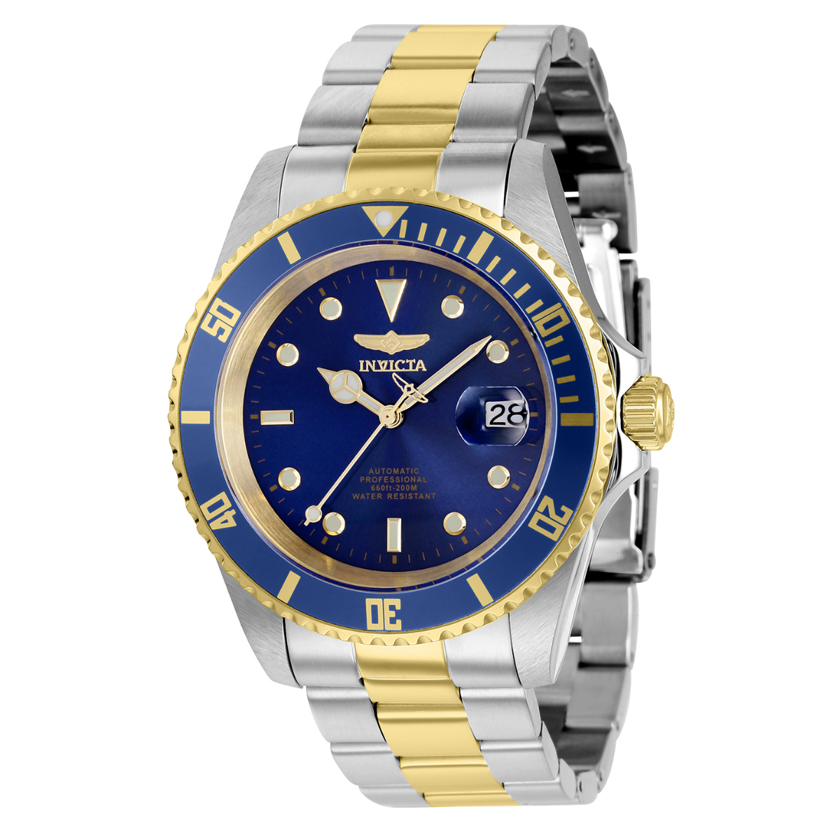 Invicta Pro Diver Automatic Men's Watch - 43mm, Steel, Gold (8928OBXL)