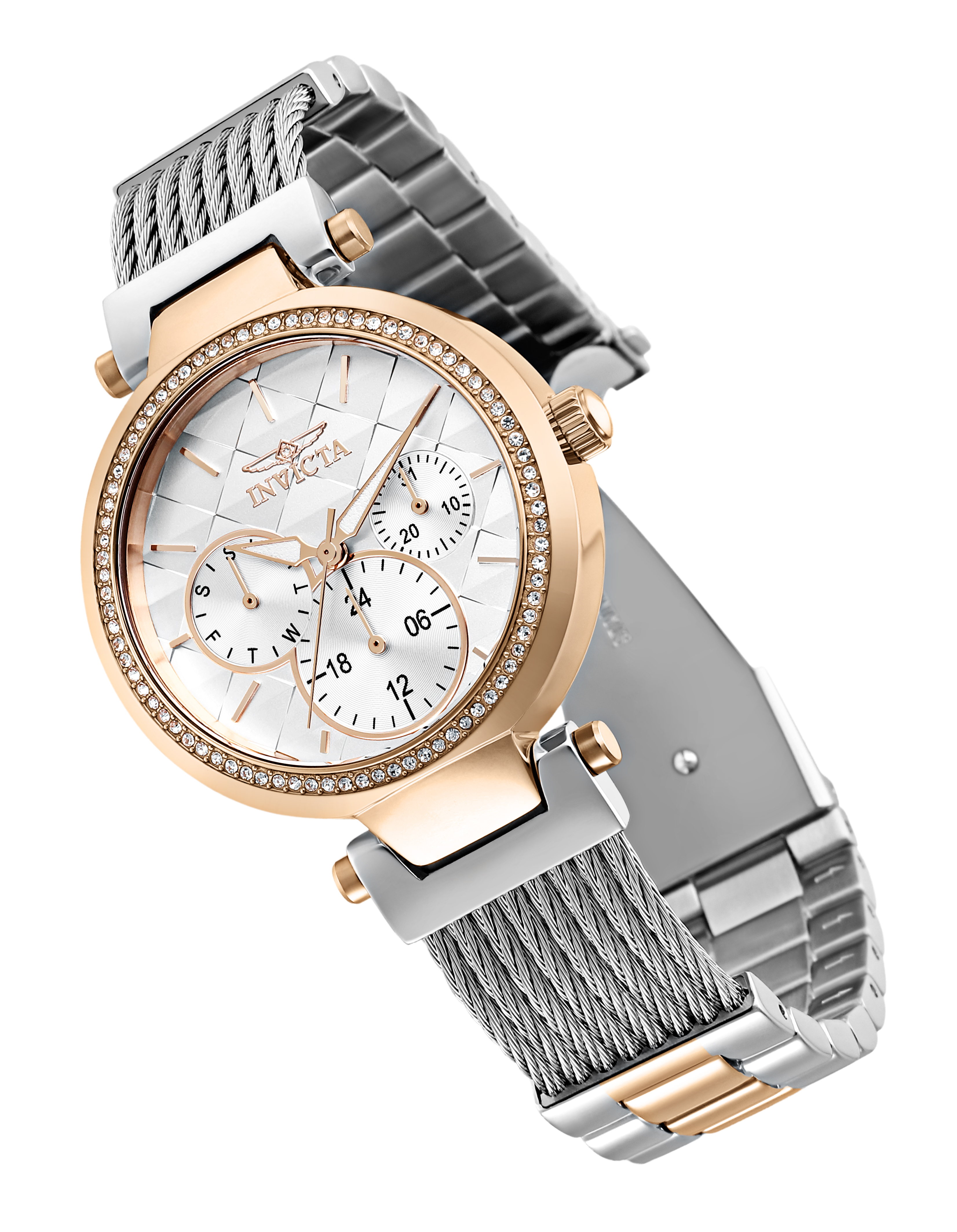 Invicta Angel Eterna Women's Watch - 36mm. Rose Gold. Silver (28922) 4 Invicta Angel Eterna Women's Watch - 36mm. Rose Gold. Silver (28922)