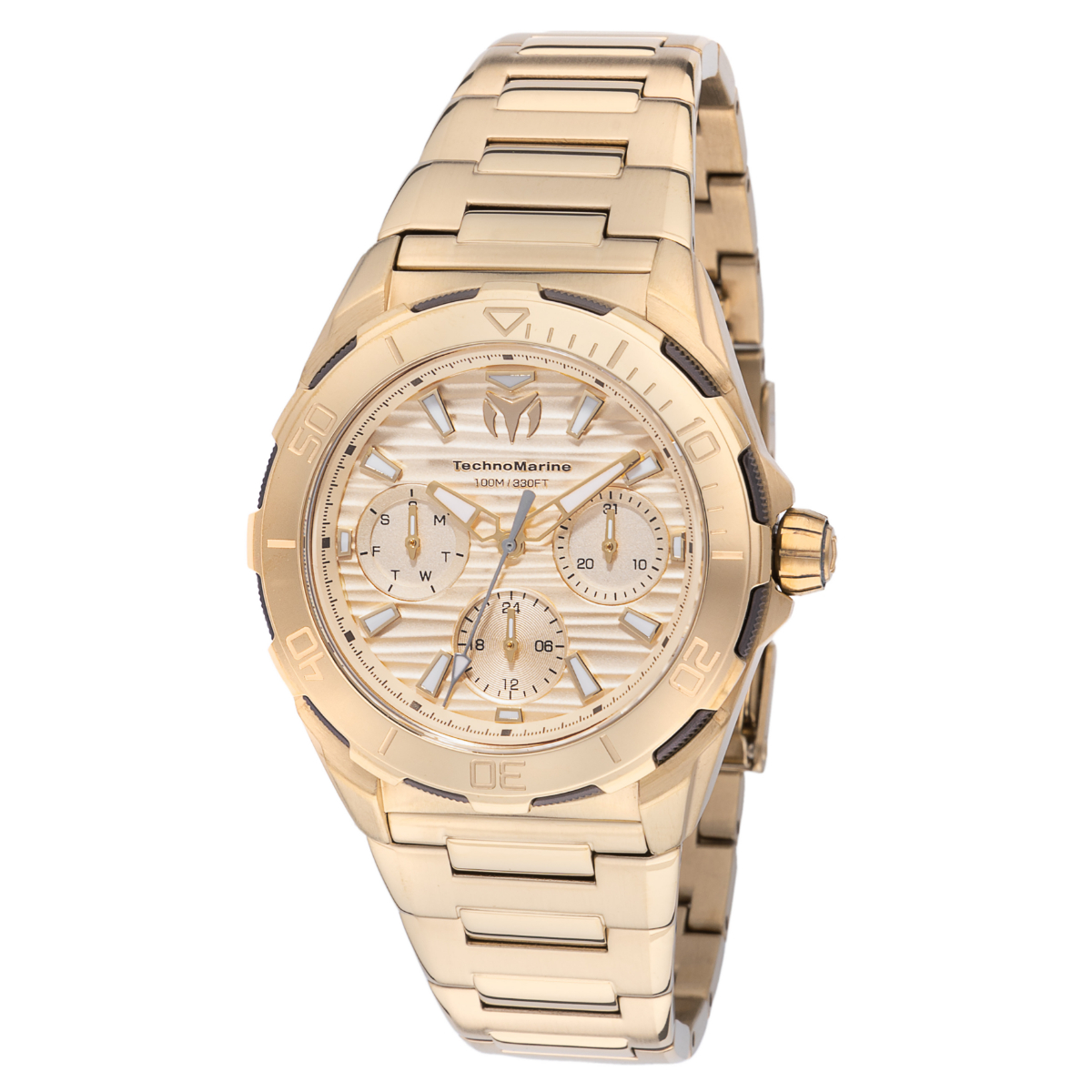 TechnoMarine Seven Seas Women's Watch - 36mm, Gold (TM-725049)