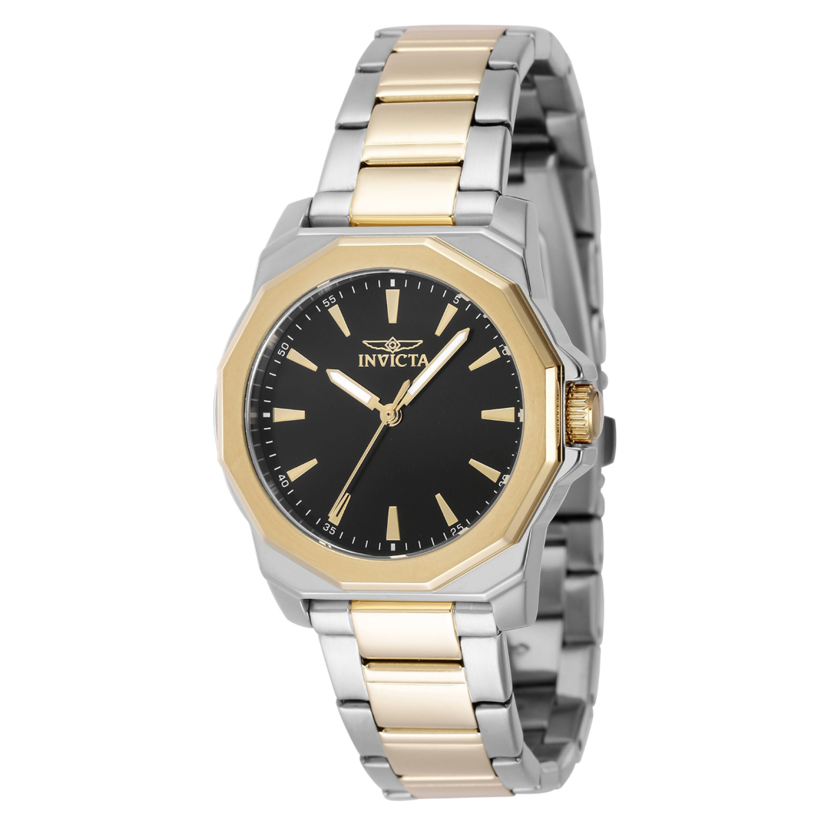 Invicta Speedway Women's Watch - 34mm, Gold, Steel With Bracelet Set (48578)