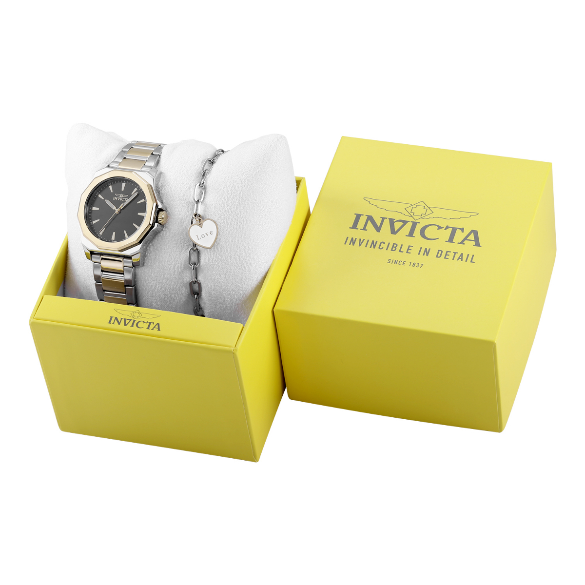 Invicta Speedway Women's Watch - 34mm, Gold, Steel With Bracelet Set (48578)