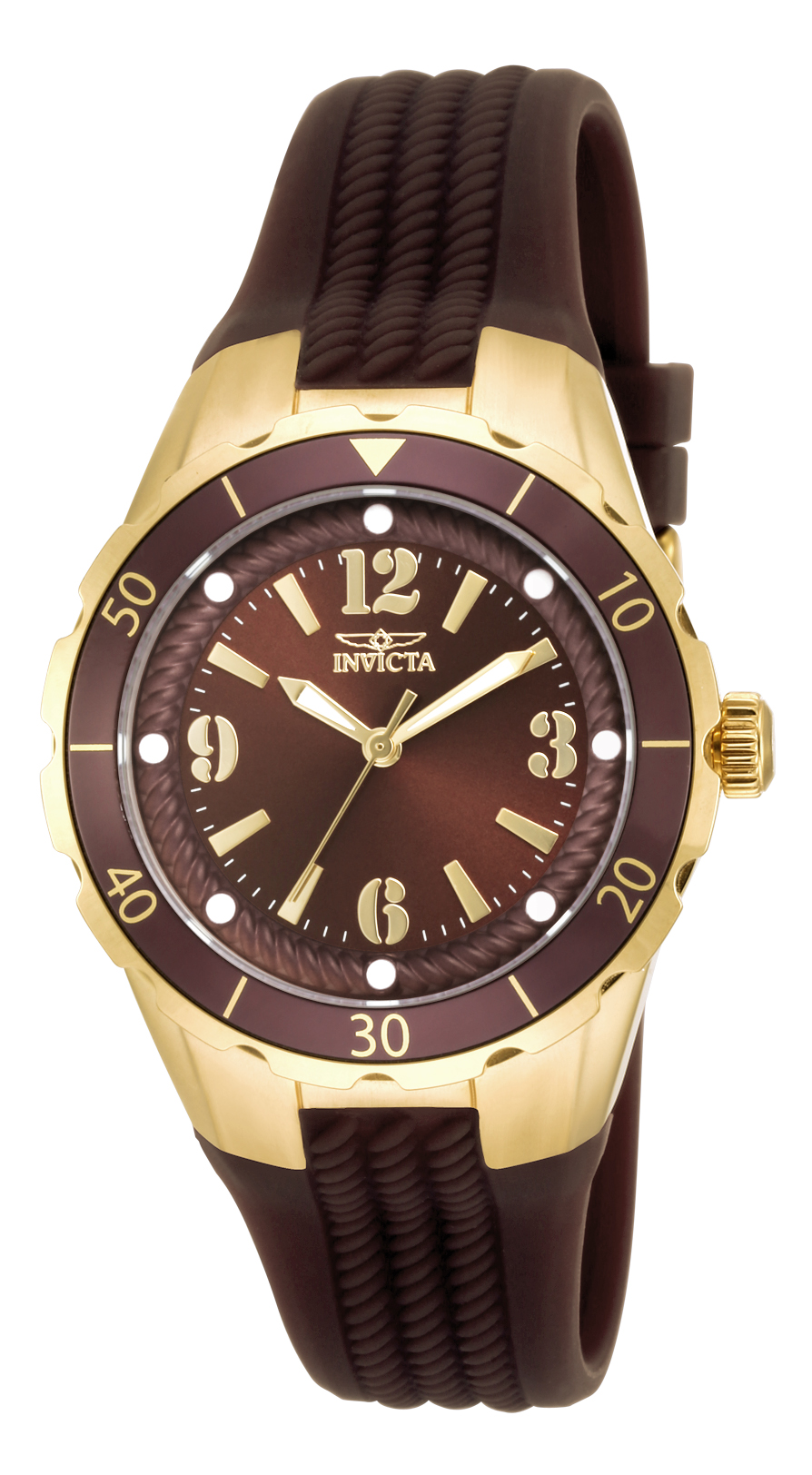 Invicta Angel Halo Women's Watch - 38mm, Brown (17485)