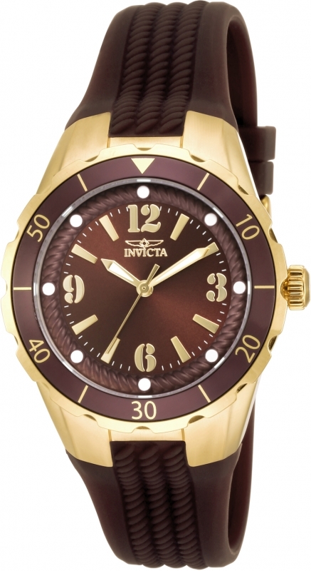 Invicta Angel Halo Women's Watch - 38mm, Brown (17485)