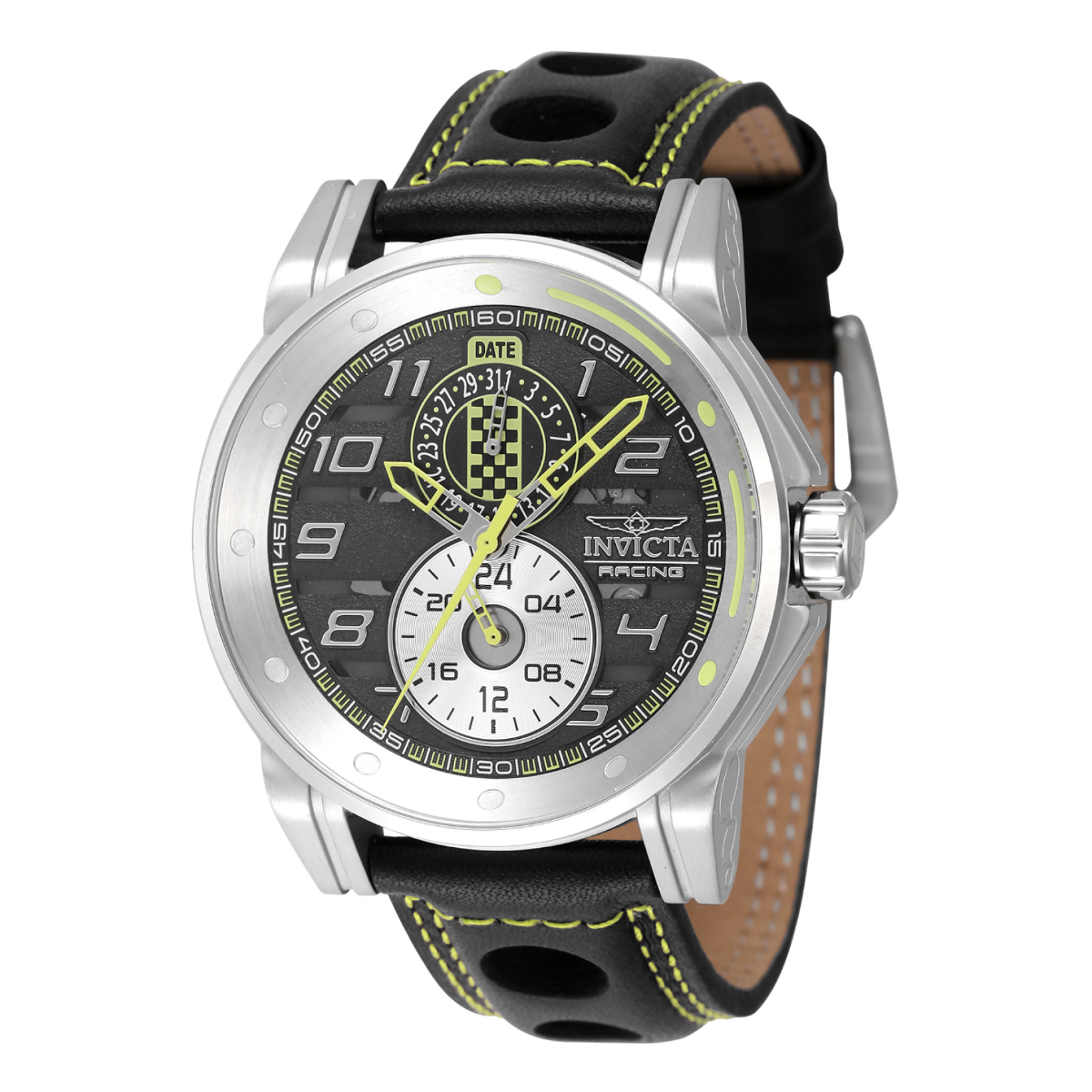 Invicta Racing Circuit Men's Watch - 46mm, Light Green, Black (47534)
