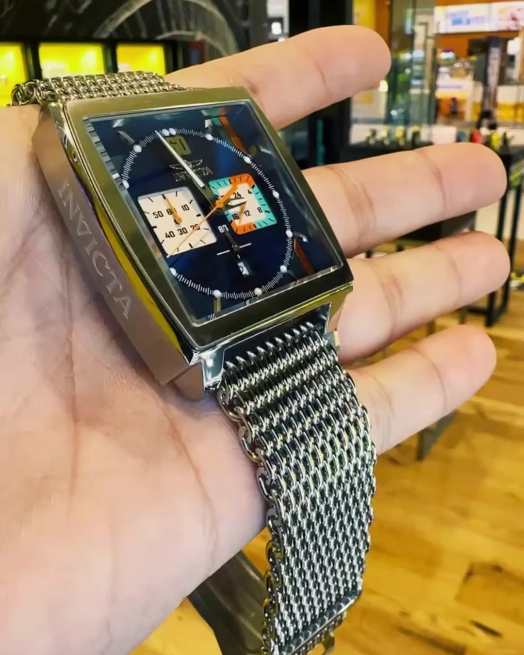 Invicta S1 Rally Cuadro Men's Watch - 45mm, Steel (47243)