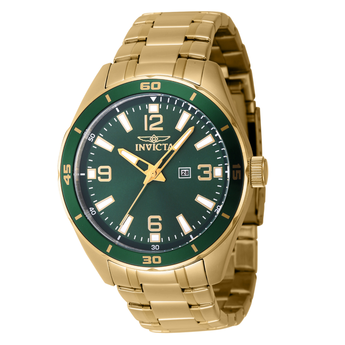 Invicta Pro Diver Men's Watch - 44mm, Gold (46675)