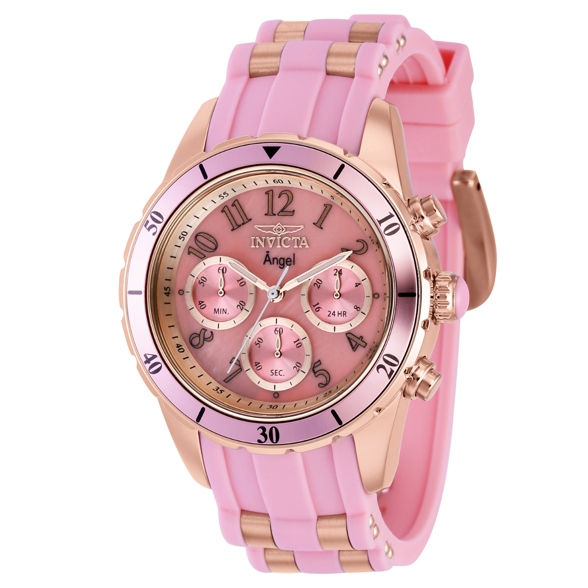 Invicta Angel Women's Watch - 40mm, Rose Gold, Pink (39345)