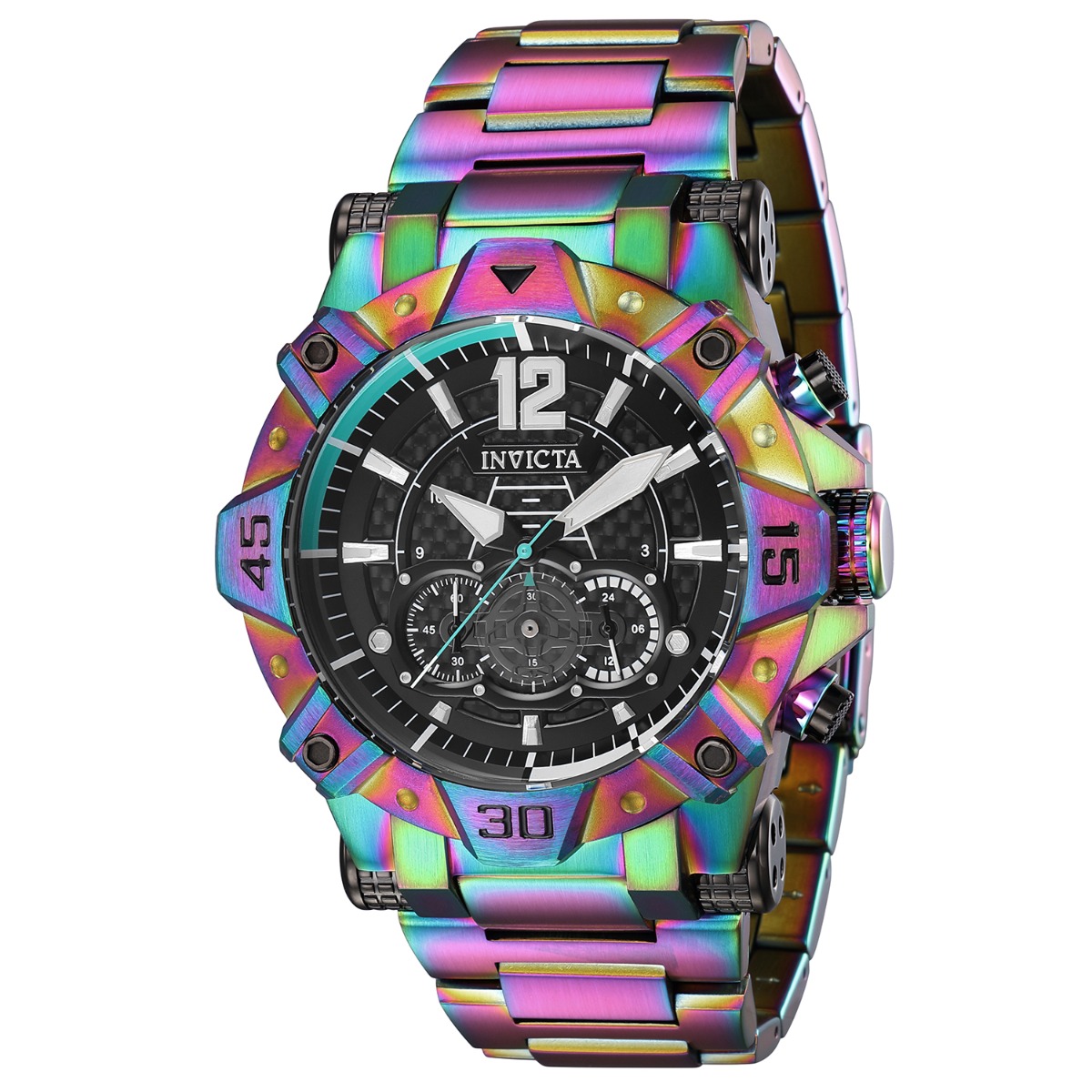Invicta Aviator Men's Watch - 52mm, Iridescent (40175)
