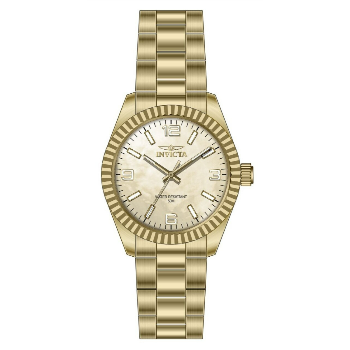 Invicta Specialty Men's Watch w/ Mother of Pearl Dial - 43mm, Gold (50127)