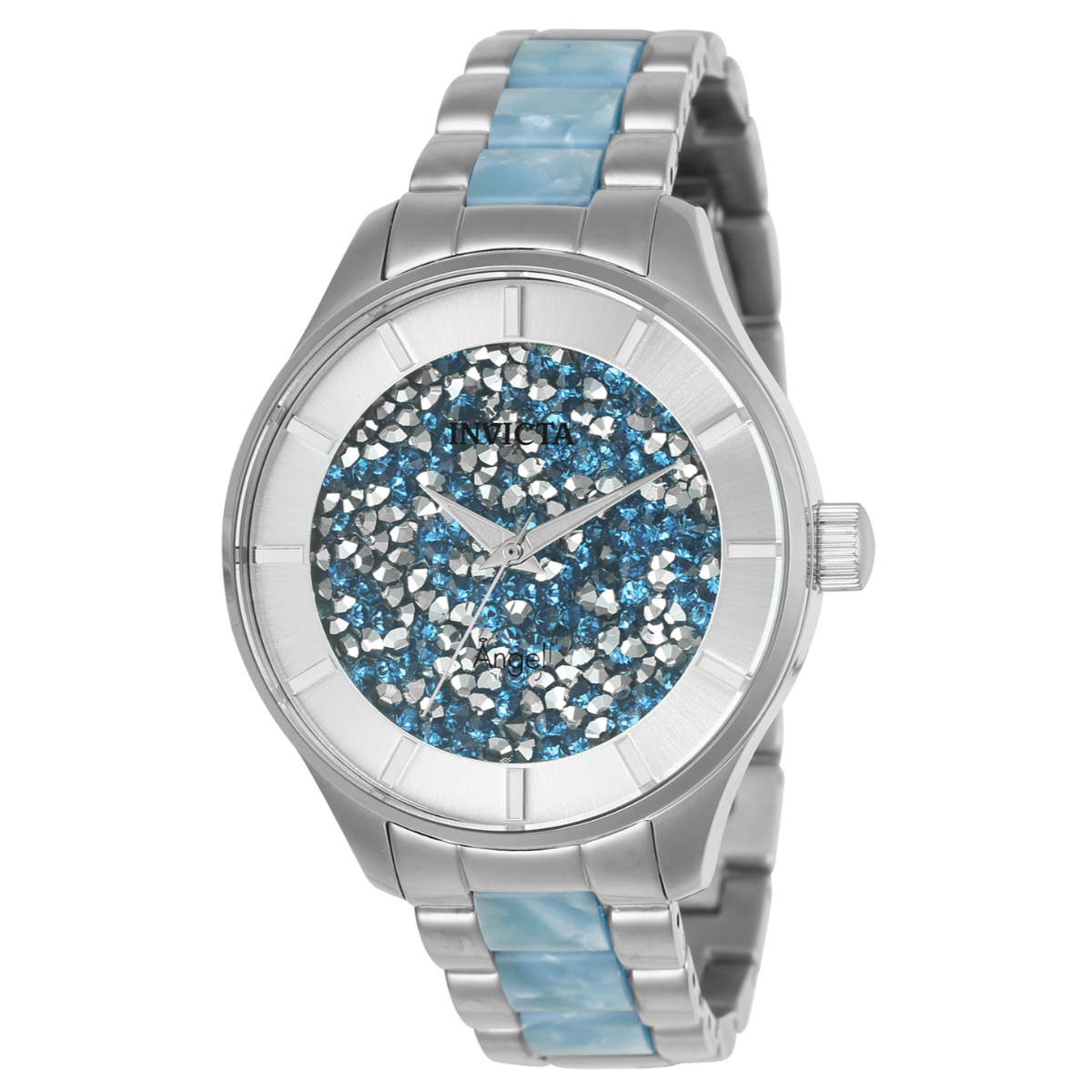 Invicta Angel Women's Watch - 40mm, Steel, Light Blue (24665)