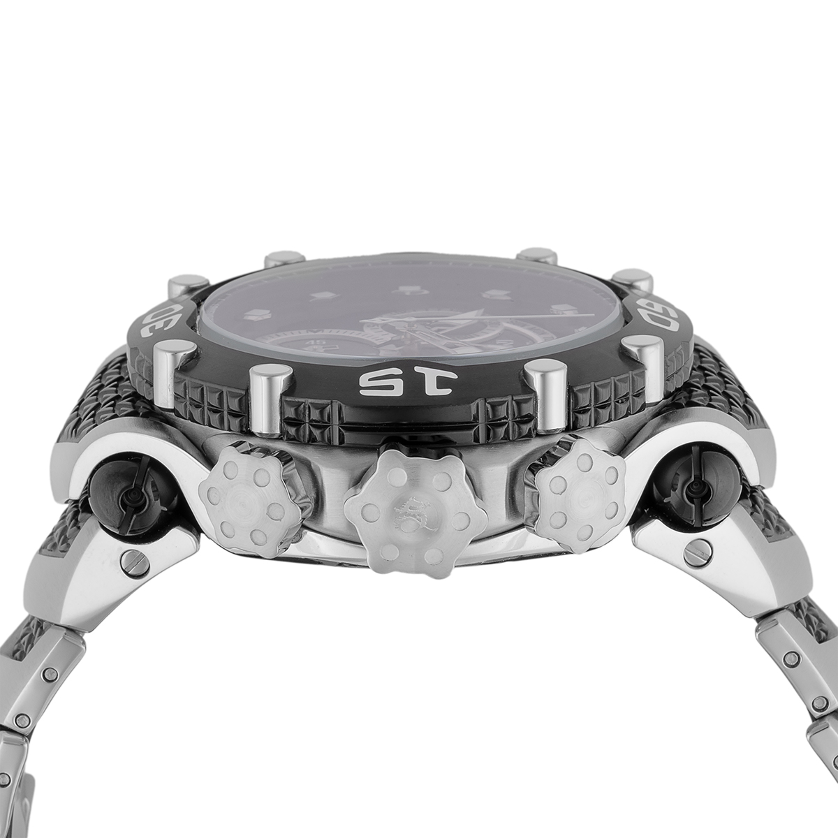 Invicta Subaqua Noma VIII Swiss Ronda 8040.N Caliber Men's Watch w/ Mother of Pearl Dial - 48.5mm, Black, Steel (47291)