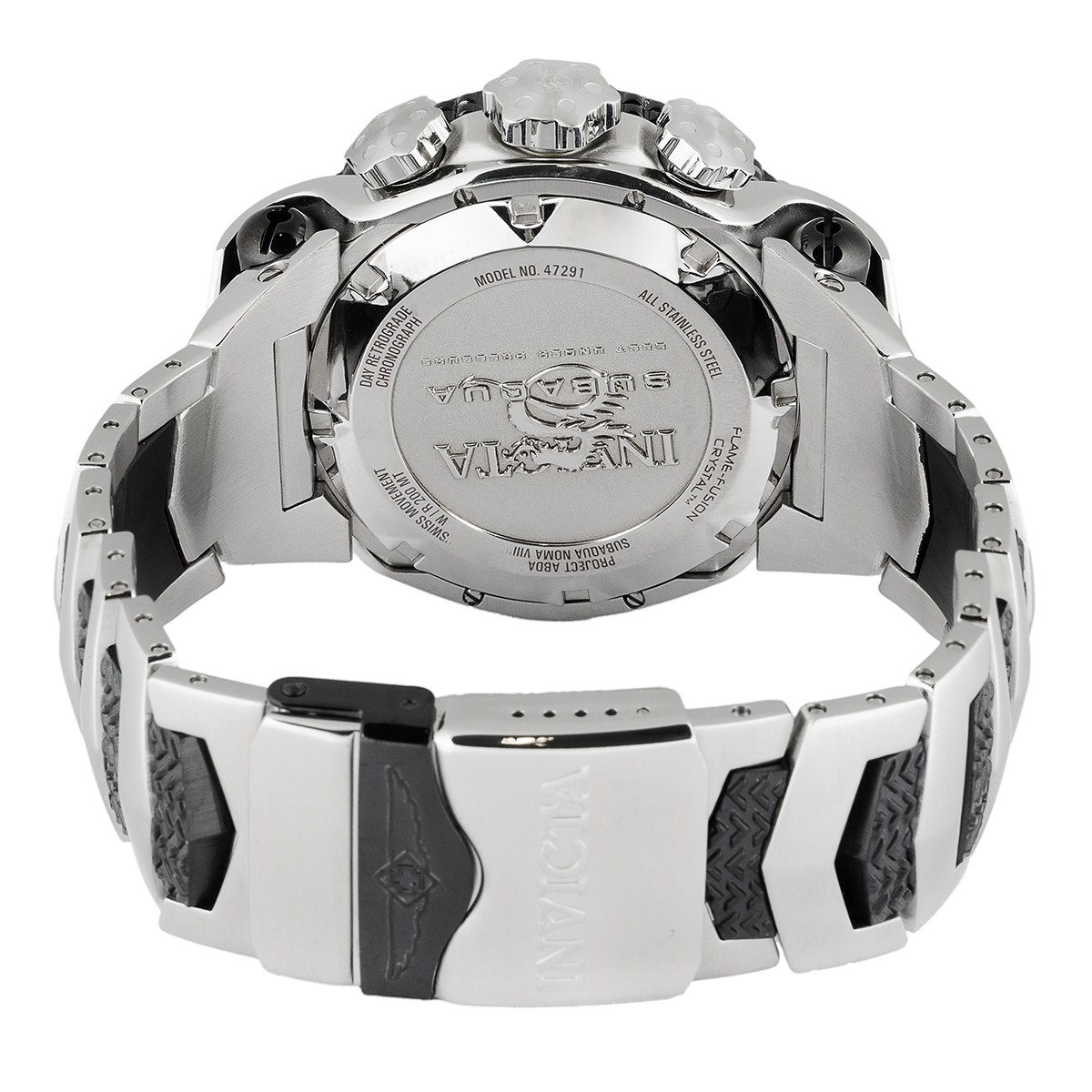 Invicta Subaqua Noma VIII Swiss Ronda 8040.N Caliber Men's Watch w/ Mother of Pearl Dial - 48.5mm, Black, Steel (47291)