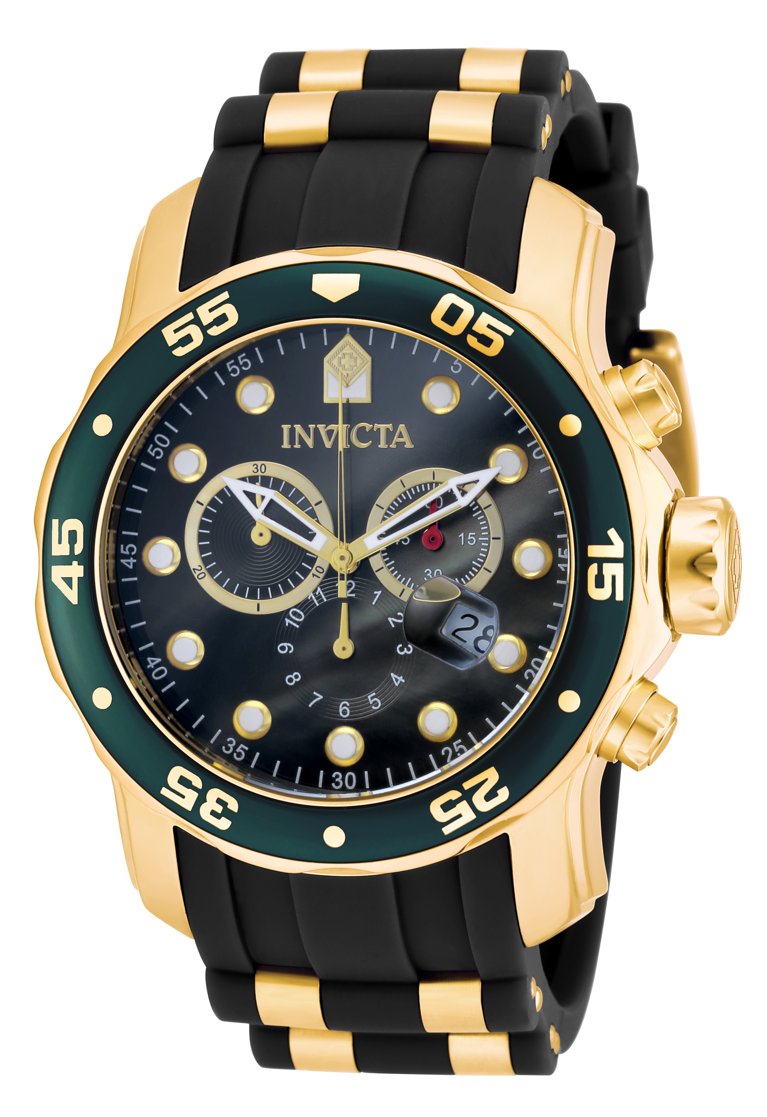 Invicta Pro Diver SCUBA Men's Watch - 48mm. Gold. Black (17886)
