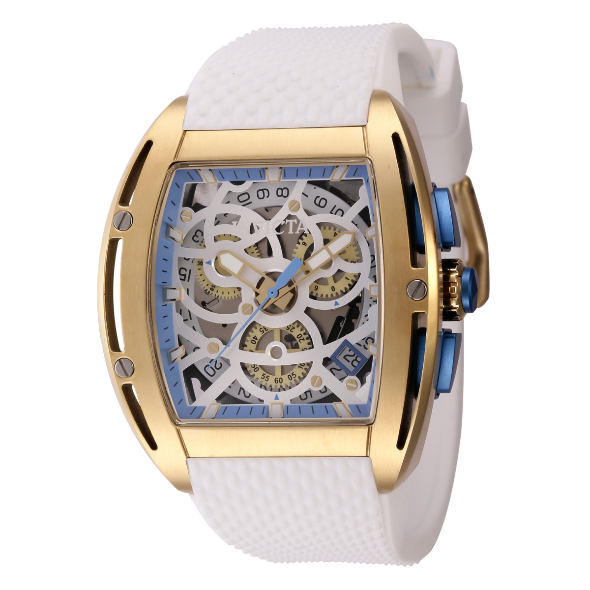 Invicta S1 Rally Swiss ETA G10.212 Caliber Men's Watch - 44mm, White (45185)