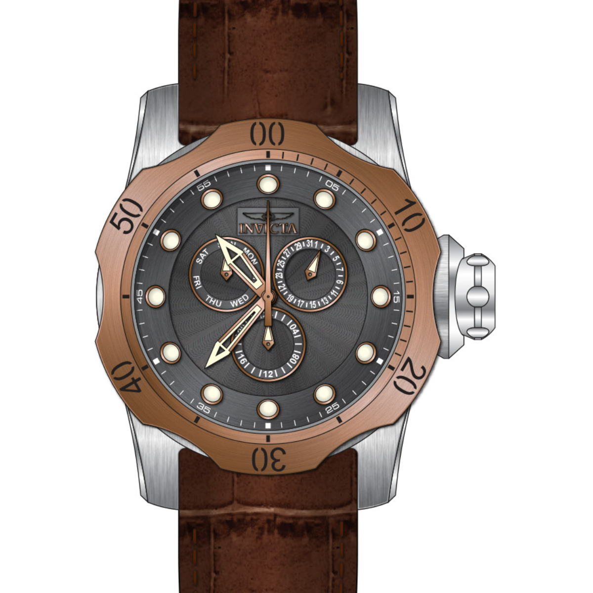 Invicta Reserve Men's Watch - 52mm, Brown (49176)