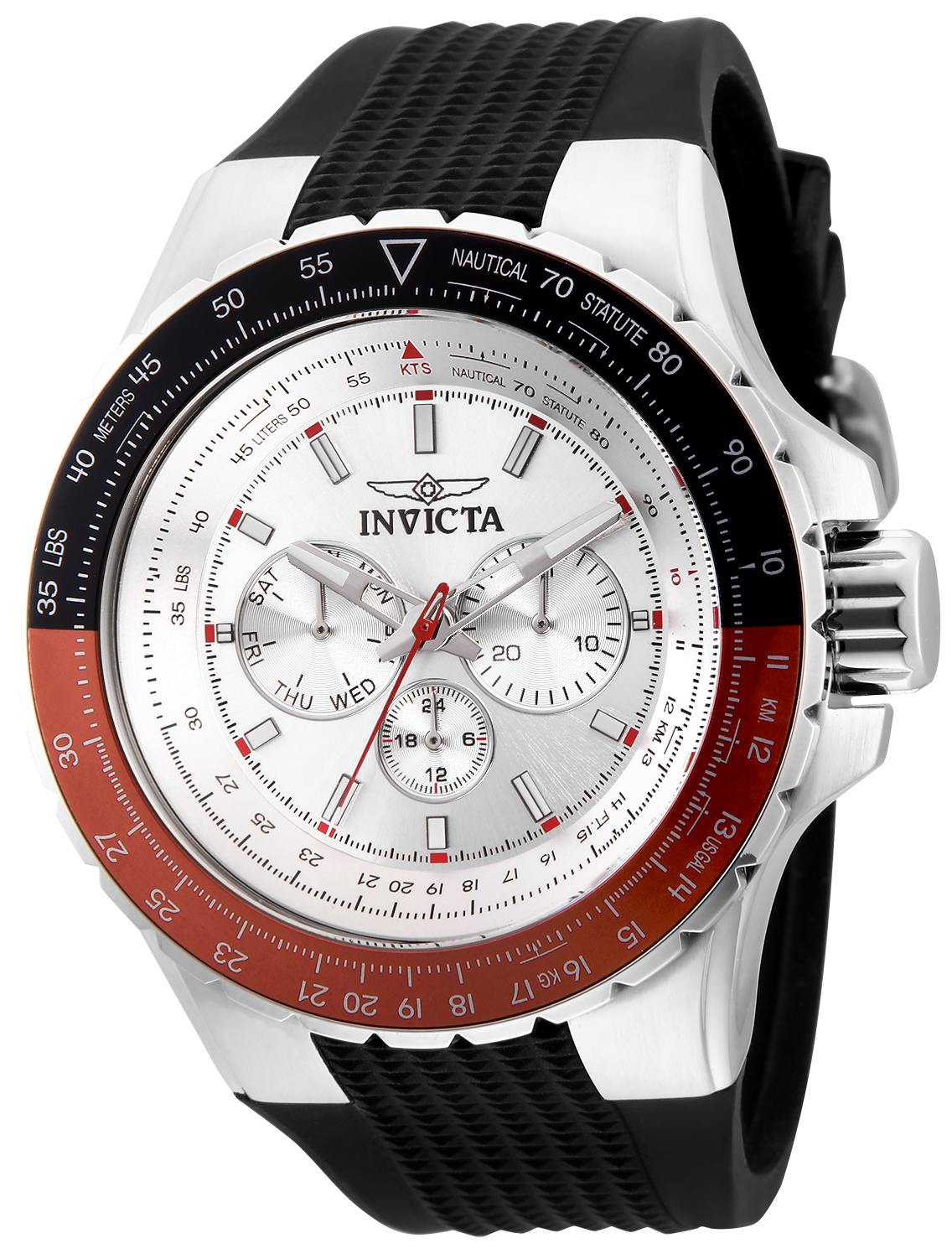 Invicta Aviator Skyshock Men's Watch - 50mm, Black (33027)