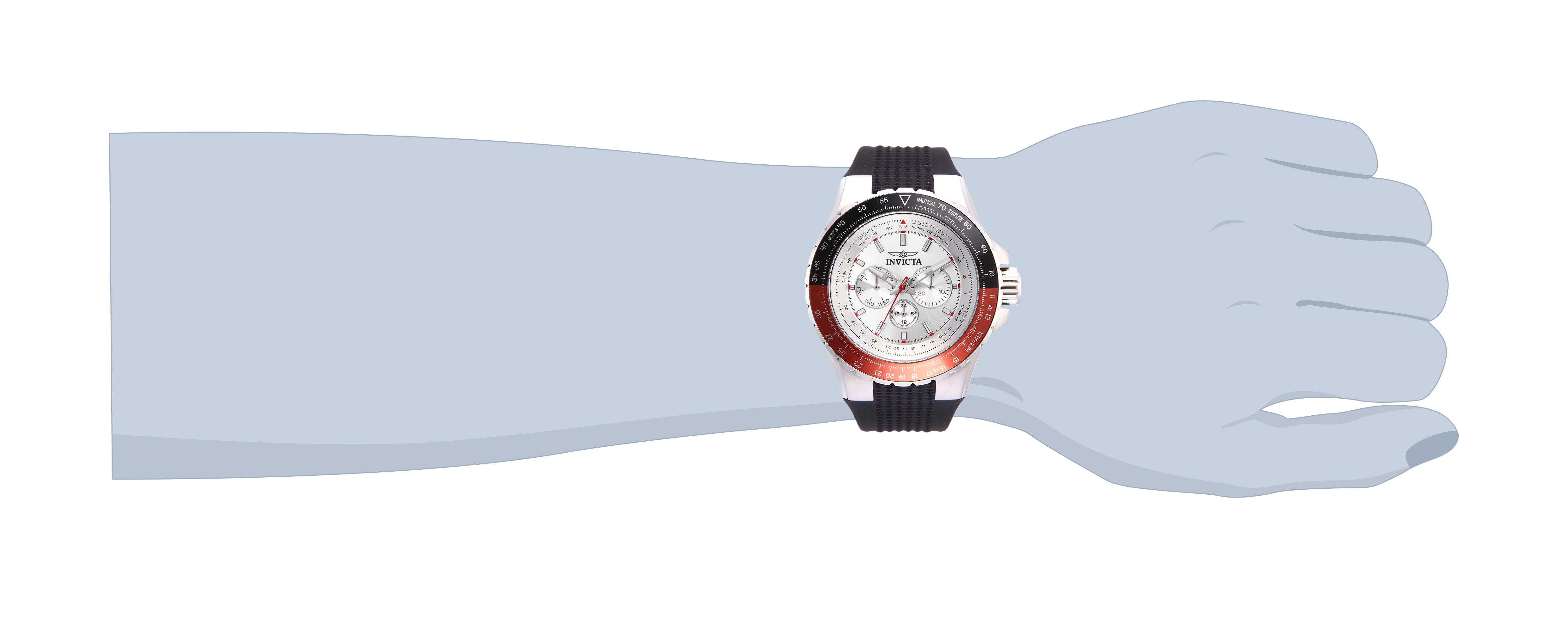 Invicta Aviator Skyshock Men's Watch - 50mm, Black (33027)