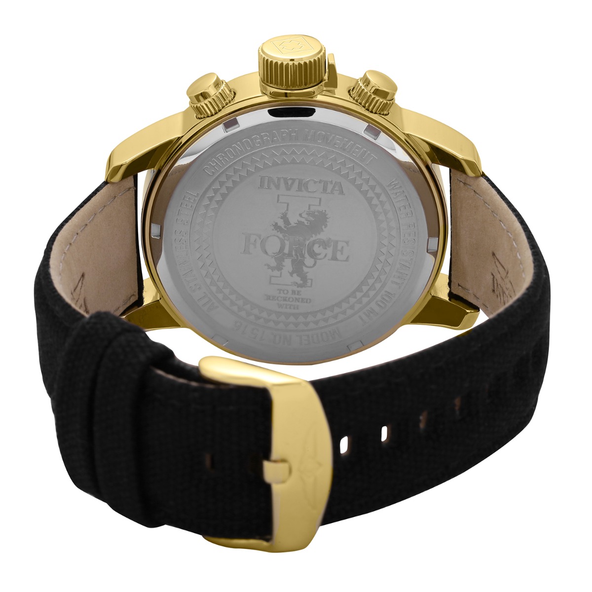 Invicta I-Force Left-Handed Men's Watch - 46mm, Black (1516)