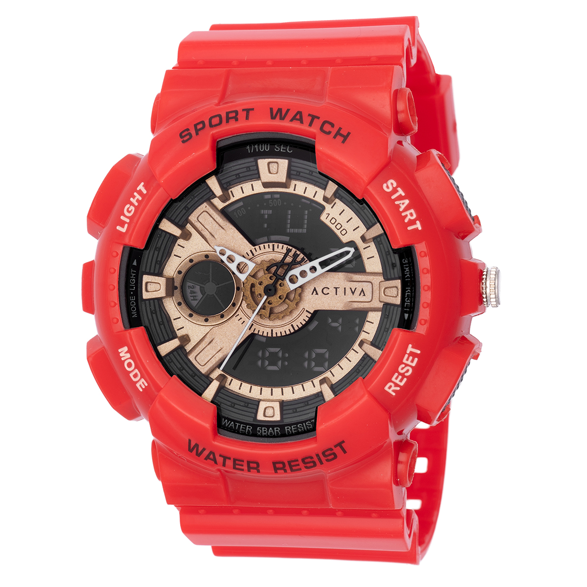 Activa Pixel X Invicta Digital Men's Watch - 50mm. Red (ACW499-004)
