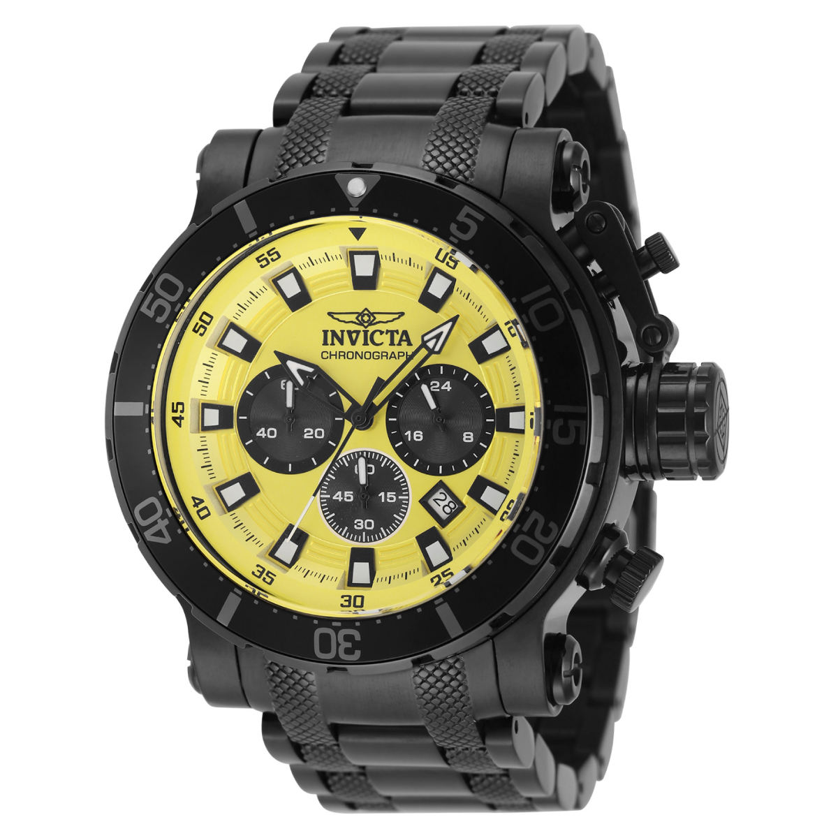 Invicta Coalition Forces Night Hawk Men's Watch - 52mm, Black (49229)