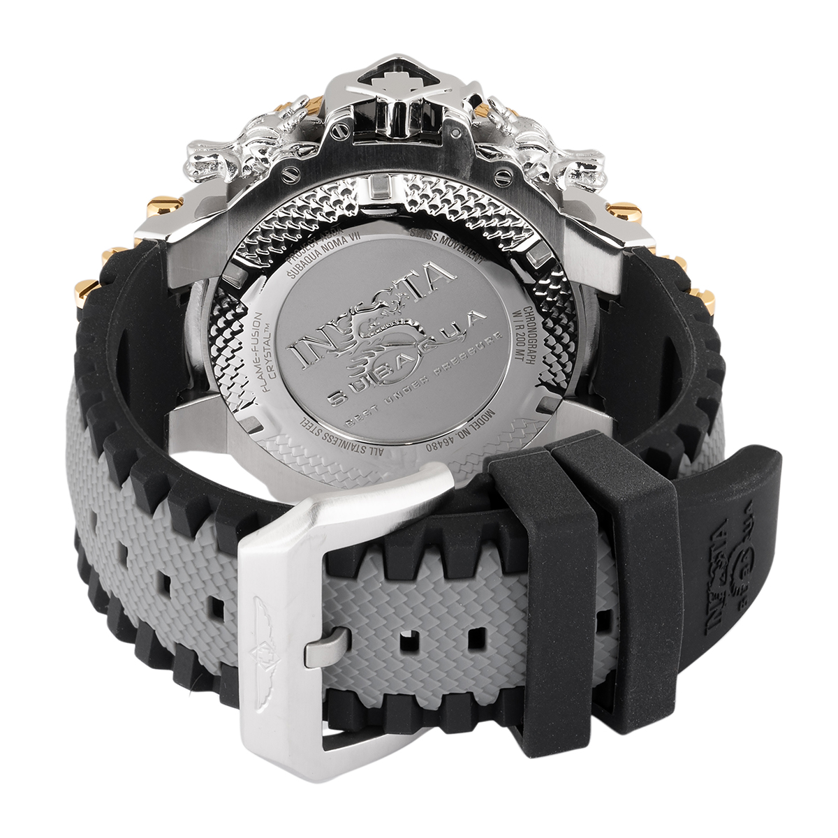 Invicta Subaqua Noma VII Swiss Ronda Z60 Caliber Men's Watch w/ Mother of Pearl Dial - 52mm, Grey, Black, Gold (46480) 3 Invicta Subaqua Noma VII Swiss Ronda Z60 Caliber Men's Watch w/ Mother of Pearl Dial - 52mm, Grey, Black, Gold (46480)