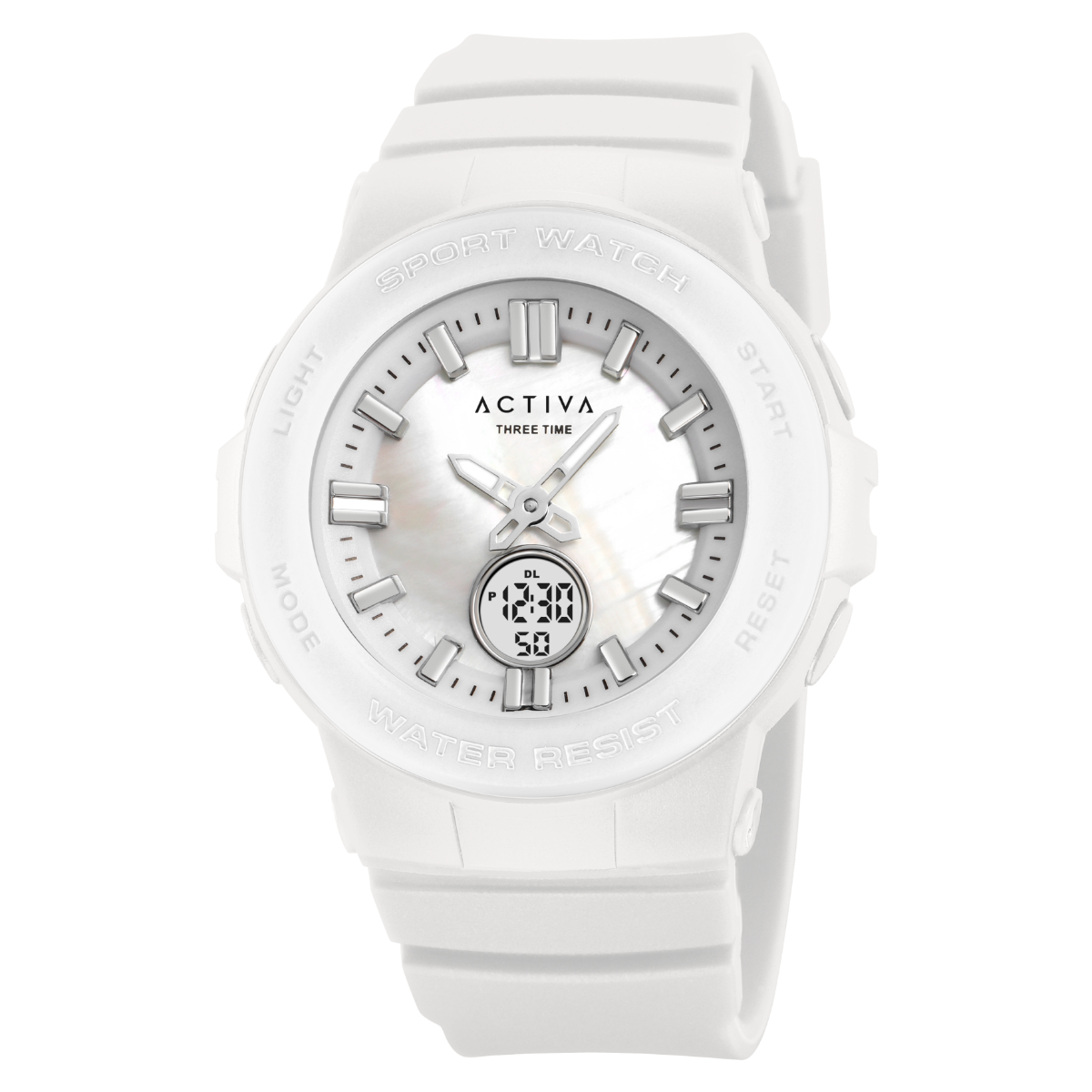 Invicta Digital Activa X Invicta Digital Unisex Watch - 43.2mm, White (ACW2125-002 ...