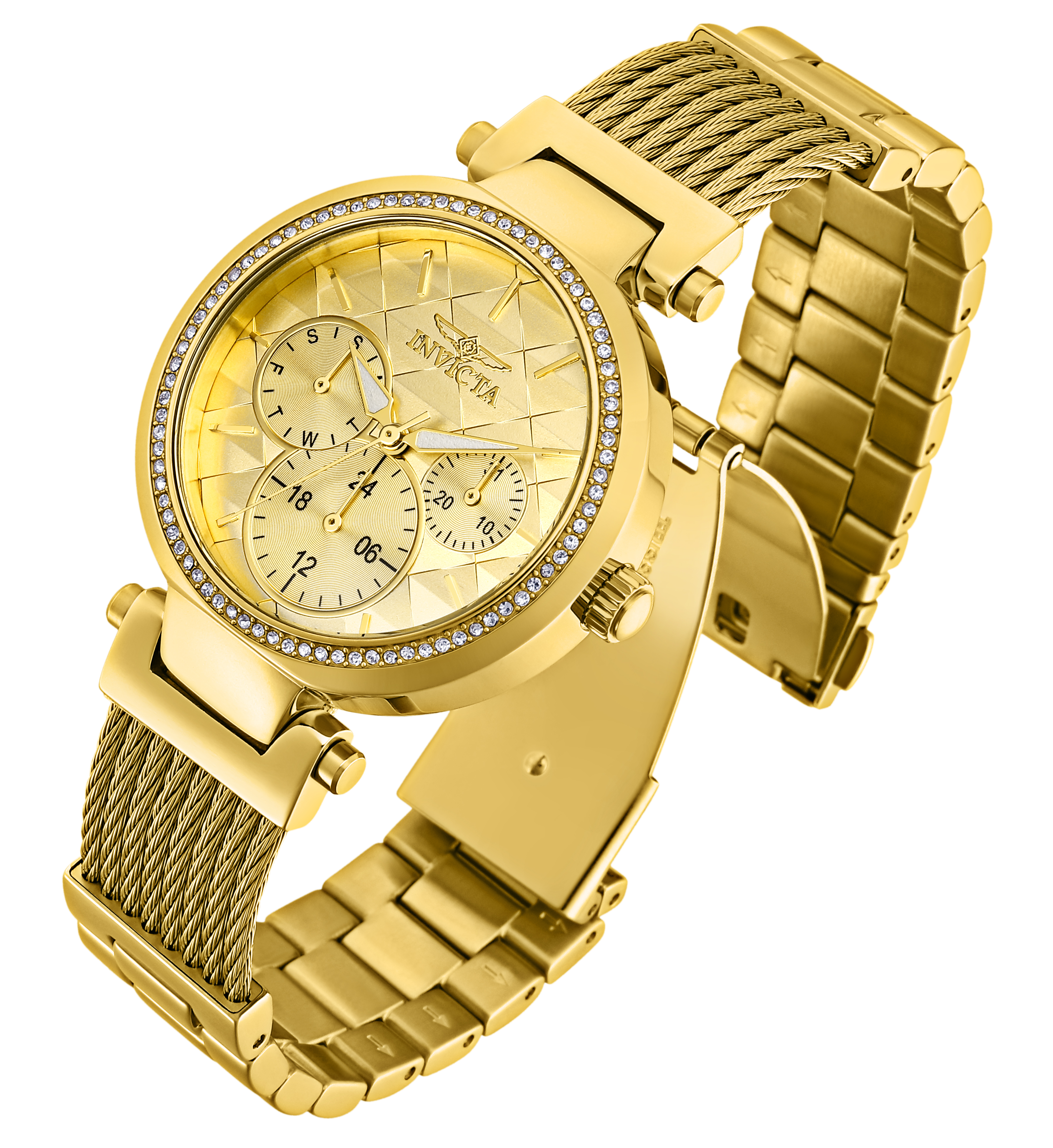 Invicta Angel Eterna Women's Watch - 36mm. Gold (28918) 3 Invicta Angel Eterna Women's Watch - 36mm. Gold (28918)