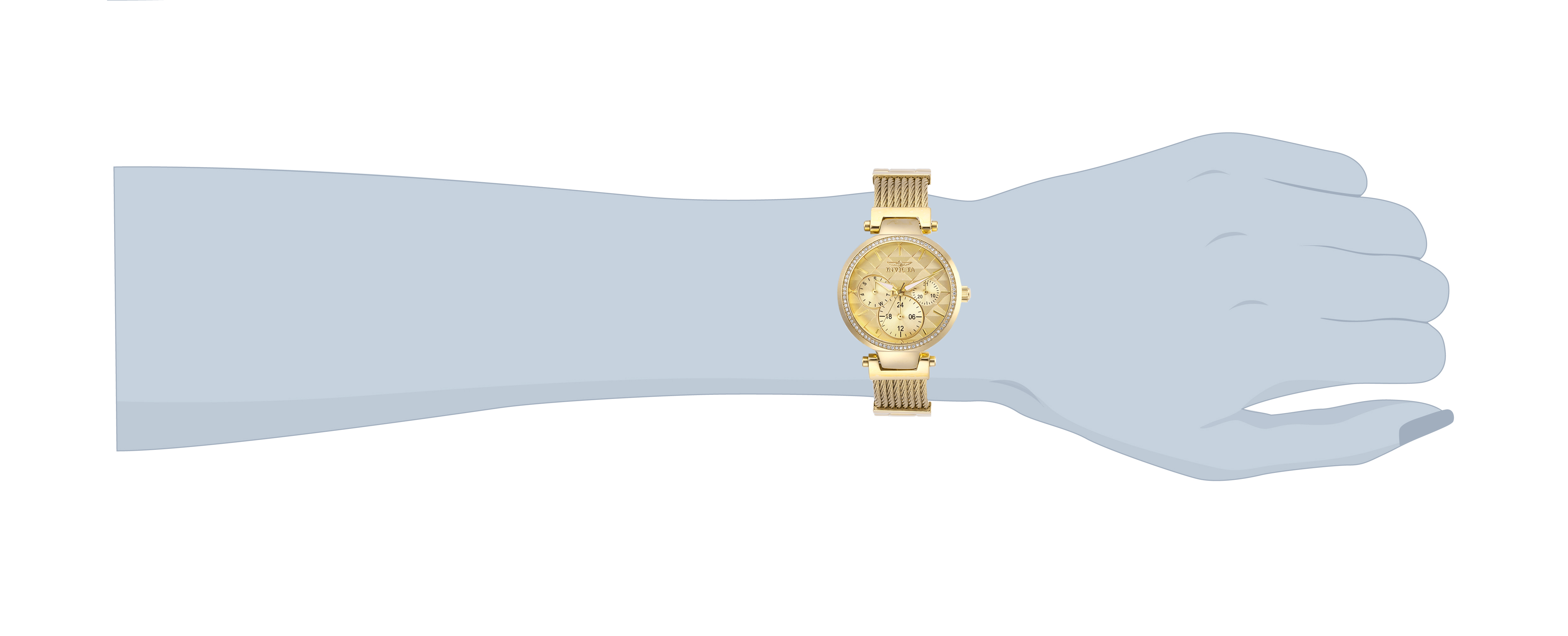Invicta Angel Eterna Women's Watch - 36mm. Gold (28918) 4 Invicta Angel Eterna Women's Watch - 36mm. Gold (28918)