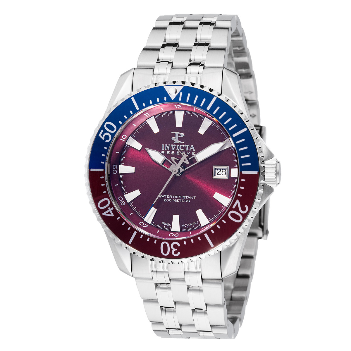 #1 LIMITED EDITION - Invicta Reserve Swiss ETA 955.112 Caliber Men's Watch - 44mm, Steel (49244-N1)