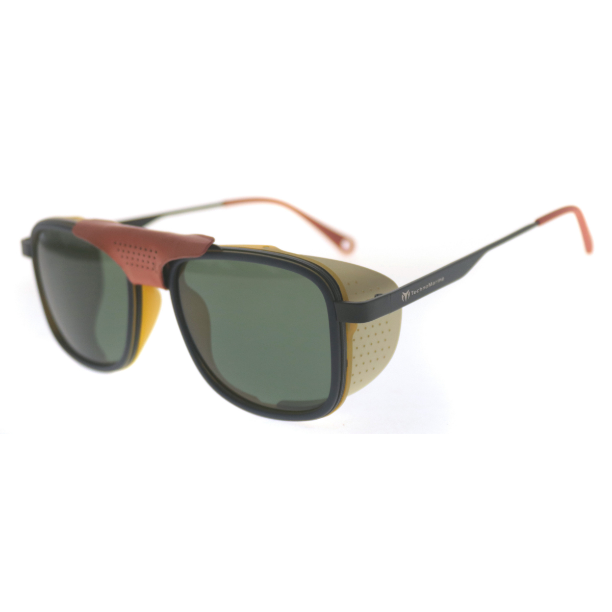 TechnoMarine Chill Unisex Polarized Sunglasses - Silver Mirror, Orange (TMEW019-03)
