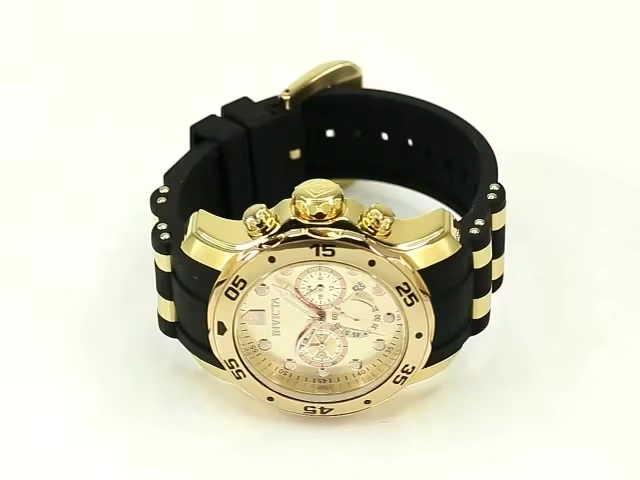 Invicta Pro Diver SCUBA Men's Watch - 48mm, Gold, Black (17884)