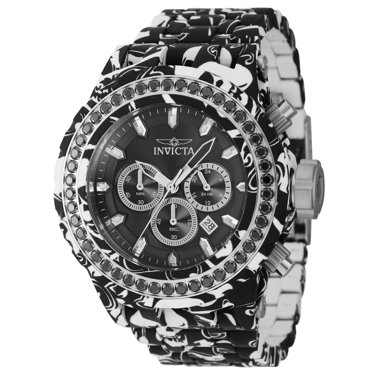 Invicta Subaqua 2.75 CT CZ Men's Watch - 52mm, Steel, Aqua Plating (40200)