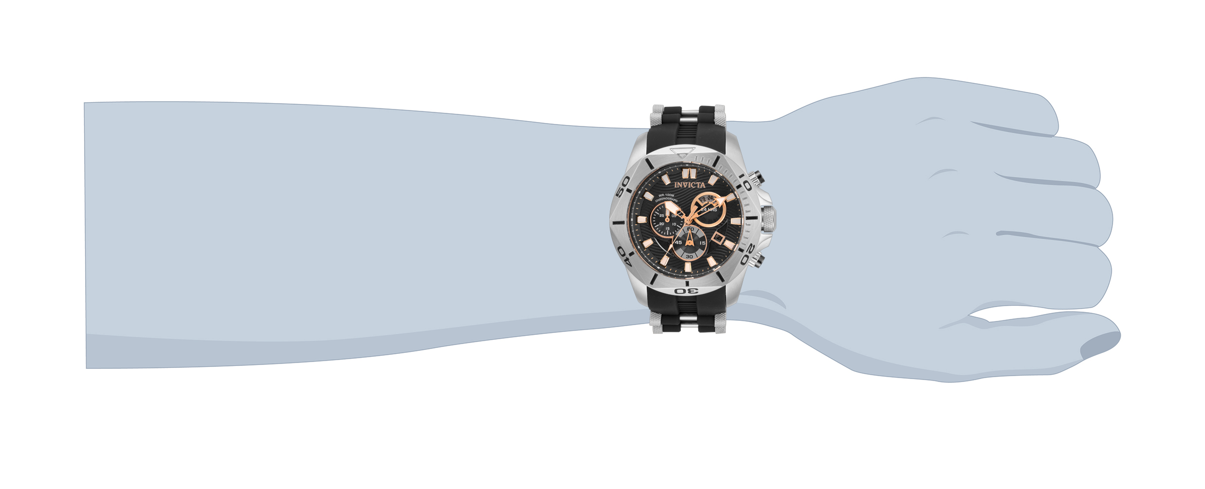 Invicta Speedway Men's Watch - 50mm, Steel, Black (32247)