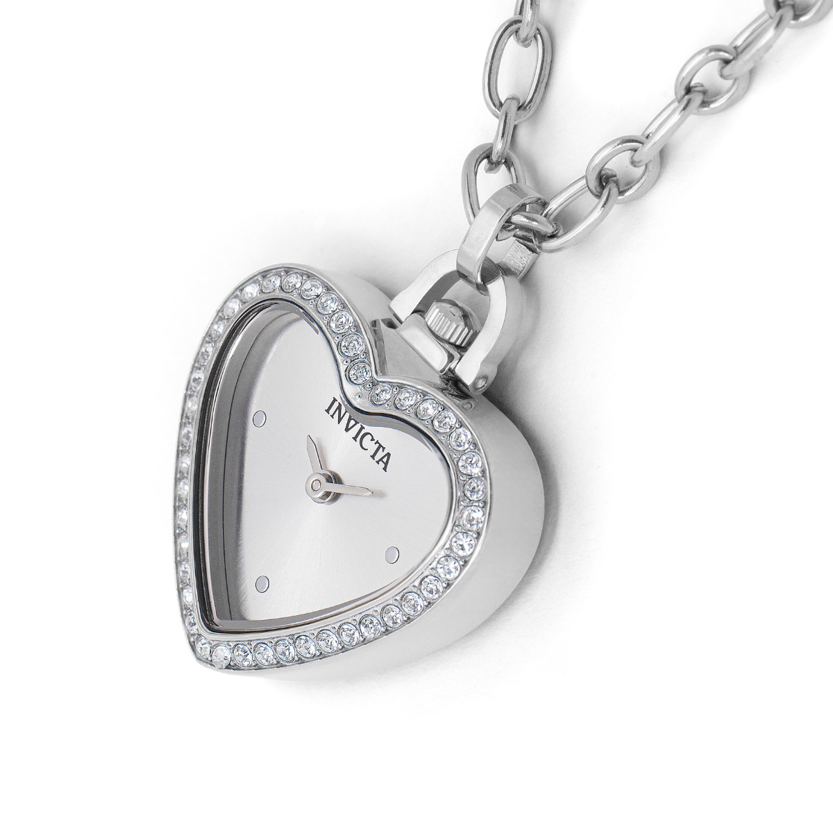 Invicta Mini Angel Women's Necklace Watch - 27.5mm, Silver (49937)