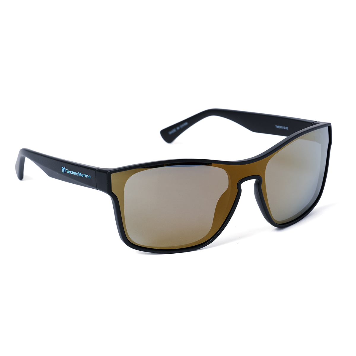TechnoMarine Unisex Polarized Sunglasses, Gold (TMEW012-02)