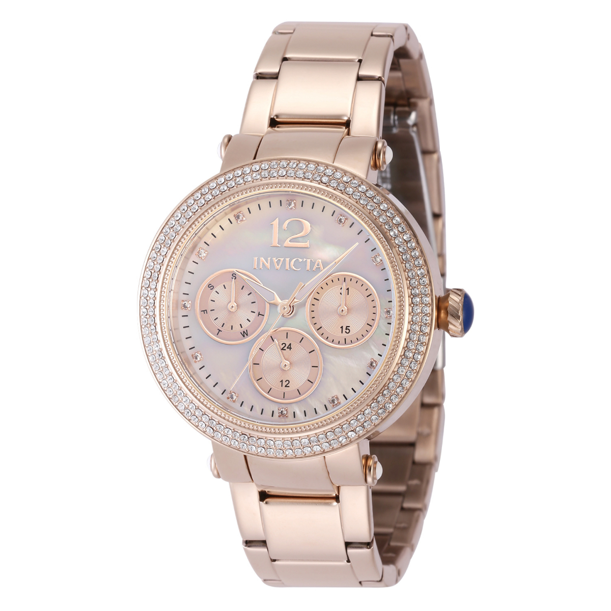 Invicta Bolt Women's Watch w/ Mother of Pearl Dial - 37mm, Rose Gold (48863)