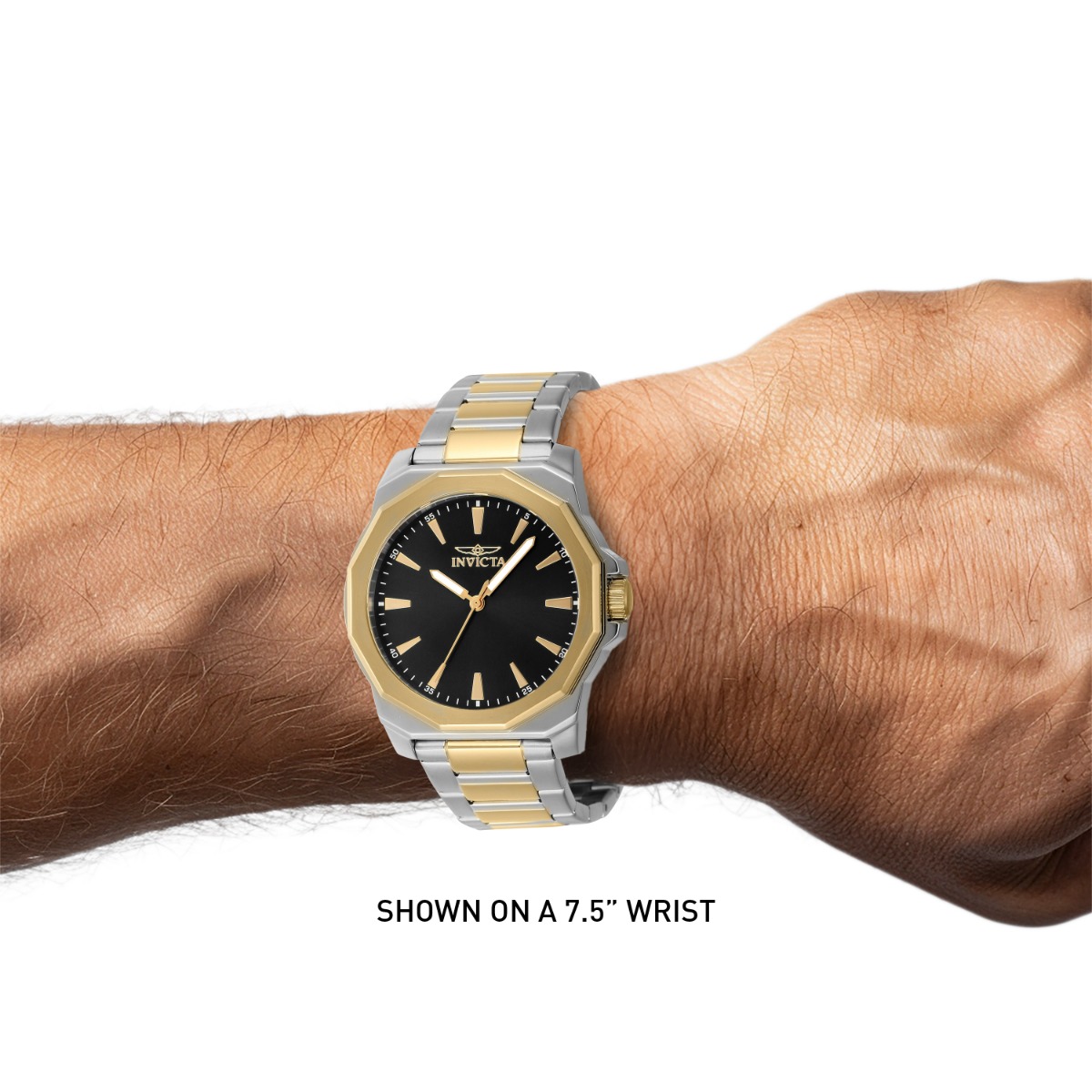 Open Box Invicta Speedway Men's Watch - 42mm, Gold, Steel (AIC-46834)