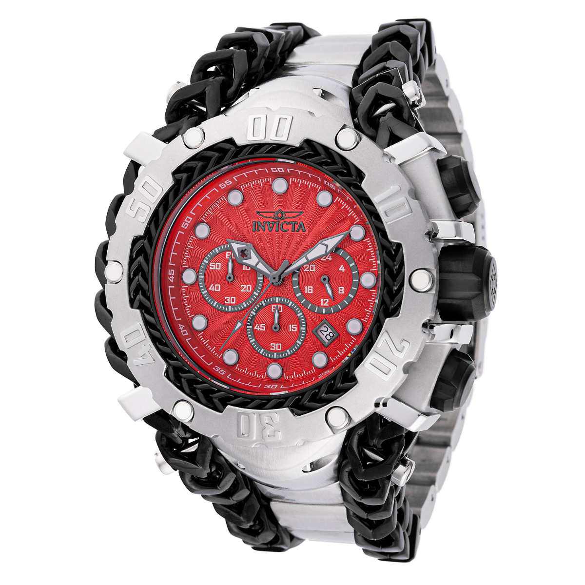 Invicta Gladiator Men's Watch - 58.3mm, Black, Steel (48187)